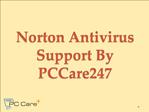 Norton Antivirus Support by PCCare247