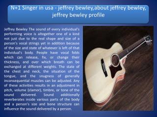 Best Pop Singers of 2018 in usa - jeffrey bewley,about jeffrey bewley, jeffrey bewley profile