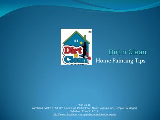 Home Painting Tips