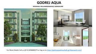 Godrej Aqua | Hosahalli, Billamaranahalli in Bangalore | Price