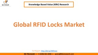 RFID Locks Market to reach a market size of $12.4 billion by 2024