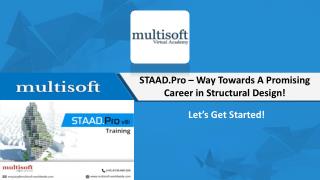 STAAD.ProÂ® V8i Online Training Course
