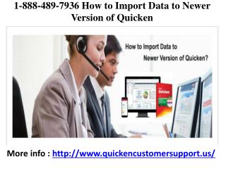 1-888-489-7936 Quicken Support Help Number