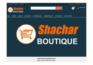 Shachar Boutique Stylish Clothing, Handbags, Gifts Store