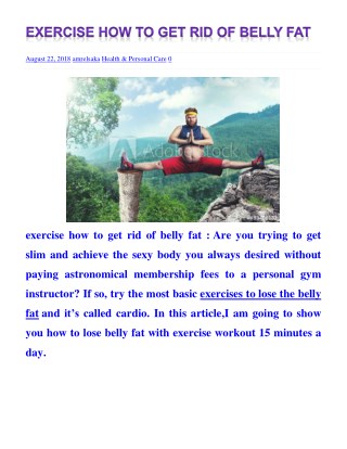 exercise how to get rid of belly fat-how to burn stomach fat-exercises to lose belly fat