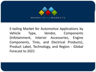 Genuine Labels to Dominate the E-Tailing Market for Automotive Applications During the Forecast Period