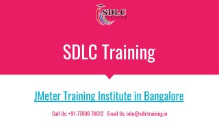 Job oriented JMeter Course Training in Marathahalli, Bangalore