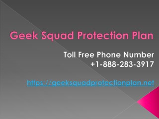 Geek Squad Protection Plan- Download Free PDF
