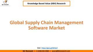 Supply Chain Management Software Market to reach $22.7 billion by 2024