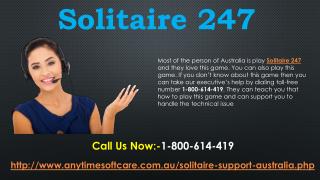 Play Solitaire 247 out of An Easier Way by Using Active Services | 1-800-614-419