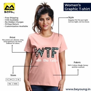 Buy the Best Quality T-Shirt for Women Online At Beyoung