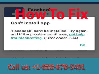 Call 1-888-678-5401 How to fix error code 504 in google play store