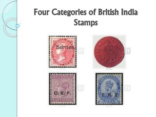 Four Categories of British India Stamps