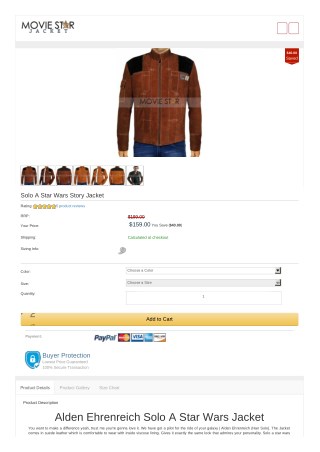 Solo A Star Wars Story Brown Leather Jacket