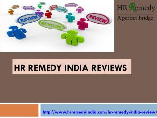 HR Remedy Reviews | HR Remedy India