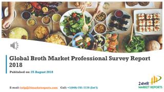 Global Broth Market Professional Survey Report 2018