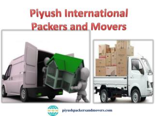 Top Packers Movers in Pune |Maharashtra-Piyush International Packers And Movers