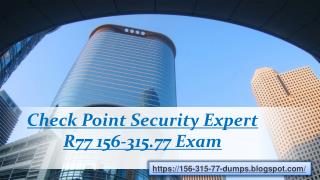 Exact Free CheckPoint Exam 156-315.77 Dumps-156-315.77 Real Exam Questions Answers