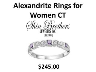 Alexandrite Rings for Women CT