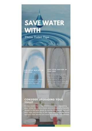 Save Water with These Toilet Tips