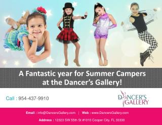 A Fantastic year for Summer Campers at the Dancerâ€™s Gallery!