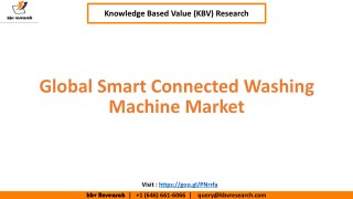 Smart Connected Washing Machine Market to reach $15.8 billion by 2024