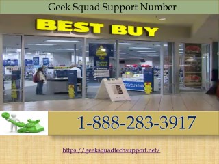 Get Instant Help At Geek Squad Support Number 1-888-283-3917