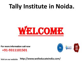 Tally Training Institute in Noida.