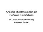 An lisis Multifrecuencia de Se ales Biom dicas