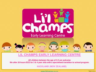 Li'l Champs - Early Learning Centre | Montessori Child Care Centre