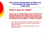 New Jersey Assessment of Skills and Knowledge NJ ASK Grade 5 2008-2009