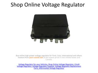Shop Online Voltage Regulator
