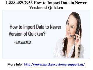 1-888-489-7936 Quicken Software Support Phone Number