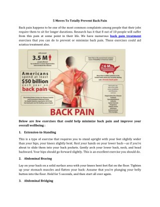 5 Moves To Totally Prevent Back Pain