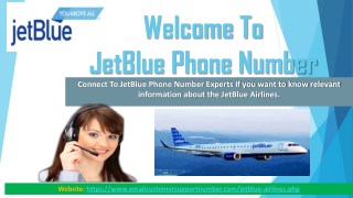 JetBlue Phone Number 1-800-525-9861 USA (Toll-Free)