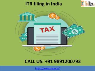 Who are required to ITR filing in India? 098 91 200793