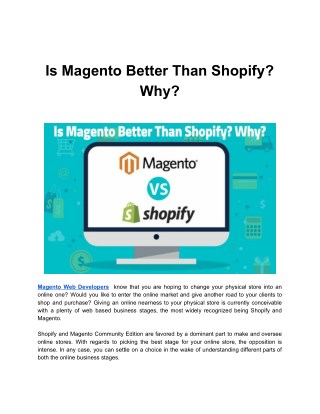 Use the Power of Magento & Shopify to Increase Your Sales