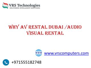 AV Rental Dubai - AV Rental in Dubai - Audio Visual