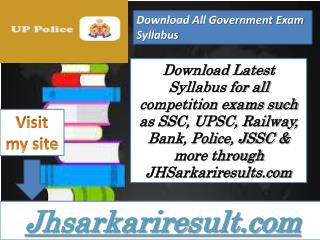 Download all government exam syllabus