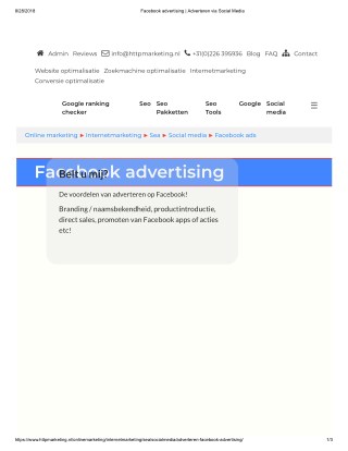 Facebook advertising _ Adverteren via Social Media