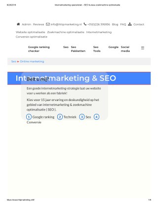 Internetmarketing specialisten - SEO bureau zoekmachine optimalisatie