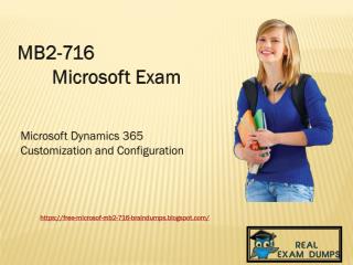 MB2-716 dumps | Download MB2-716 Questions & Answers - RealExamDumps