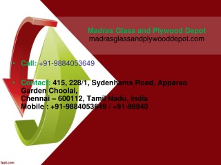 Laminates Dealers in Chennai