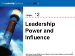 Leadership Power and Influence
