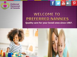 Edmonton Nanny service