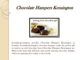 Chocolate Hampers Kensington