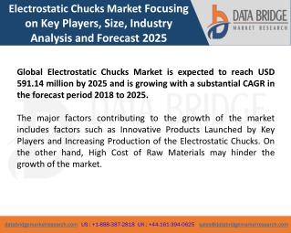 Global Electrostatic Chucks Market â€“ Industry Trends and Forecast to 2025