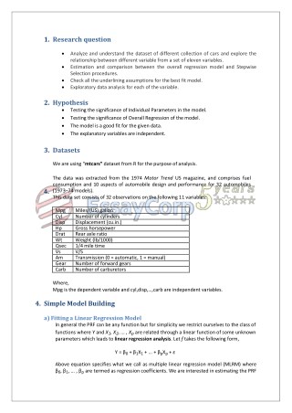 Statistics Research Paper Topics | Statistics Research Paper PDF