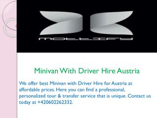 Minivan With Driver Hire Austria