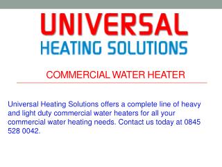 Commercial Water Heater